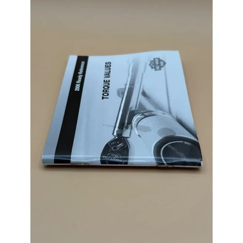 2006 Harley-Davidson Torque Values Ready Reference Manual P/N 99959-06 OEM